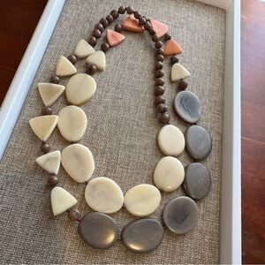 Noonday Collection  Multi-Color Seeds Necklace